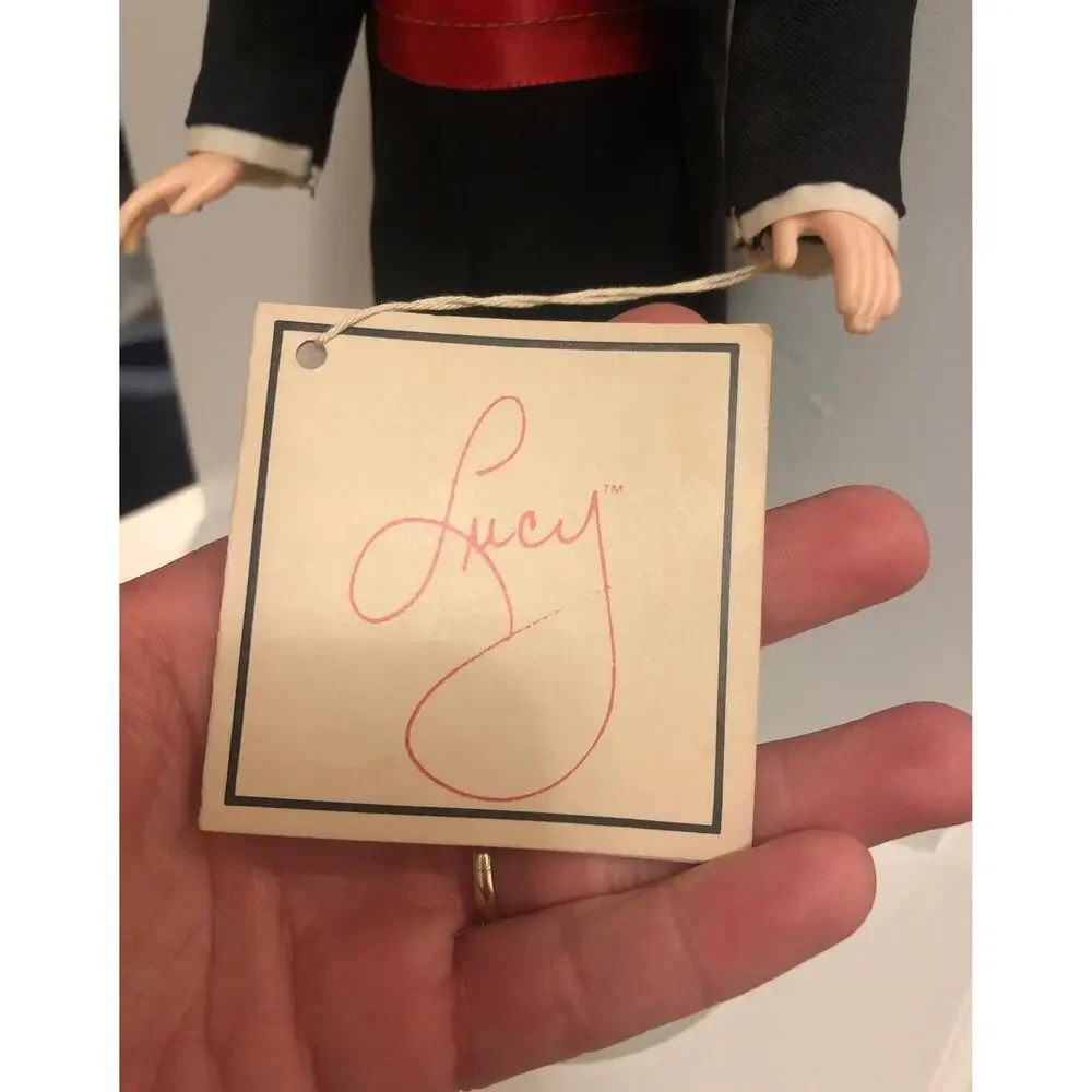 Vintage 1985 Effanbee Lucille Ball “Here’s Lucy” Legend Series Doll 16” w/ Stand